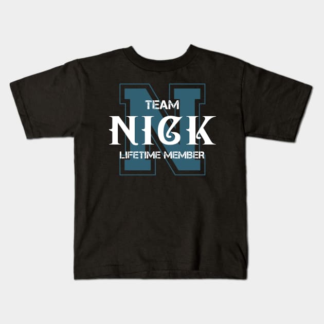 Team NICK Lifetime Member Kids T-Shirt by HarrisonAlbertinenw